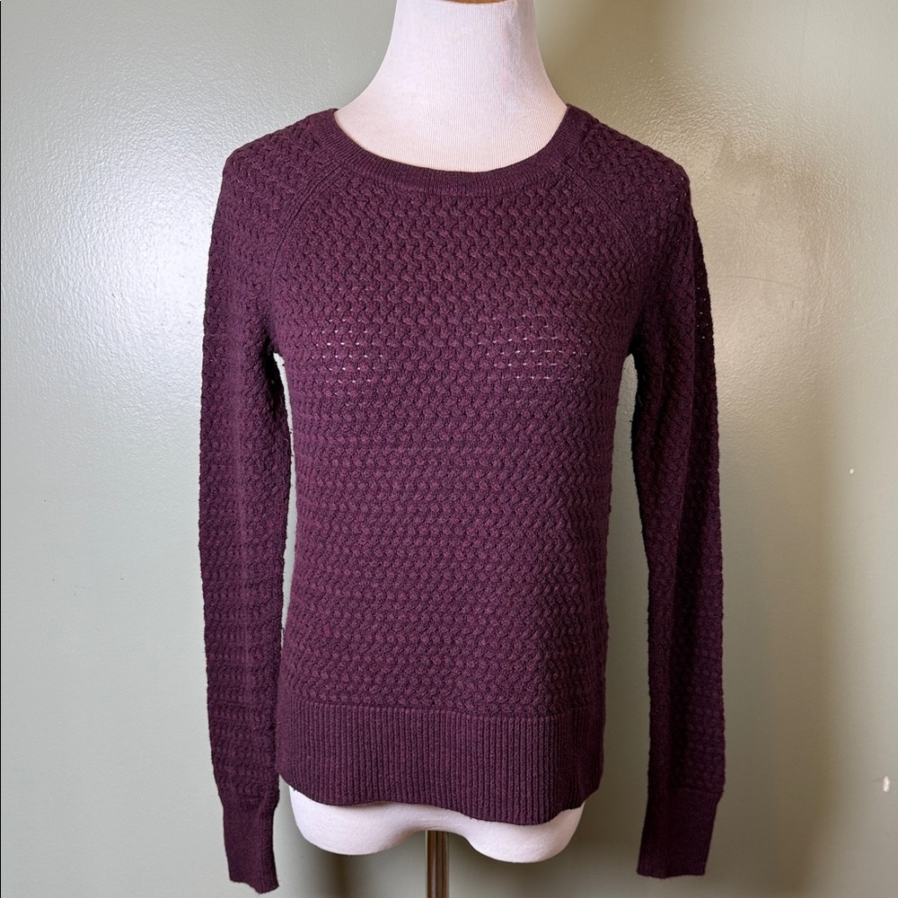 Women's cranberry burgundy Sweater